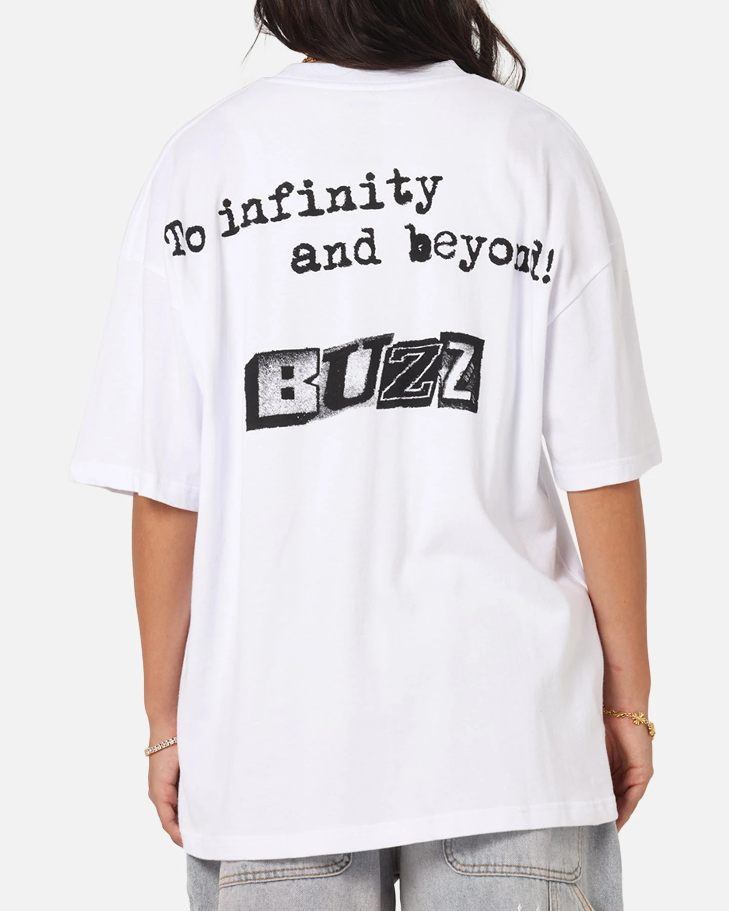 73 Studio Disney Pixar Toy Story Buzz Lightyear Vintage T-Shirt White 4 73 Studio Disney Pixar Toy Story Buzz Lightyear Vintage T-Shirt White - Image 2