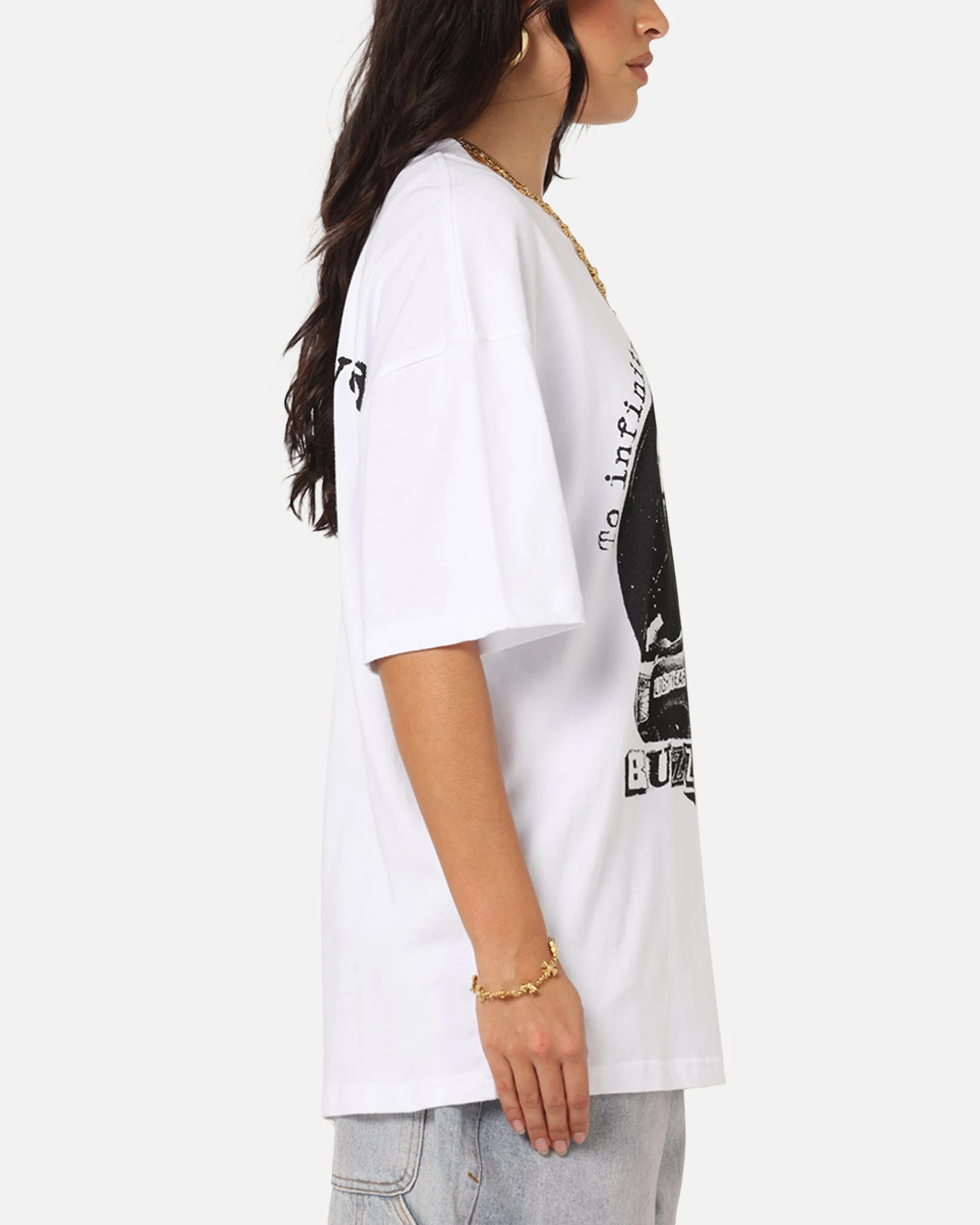 73 Studio Disney Pixar Toy Story Buzz Lightyear Vintage T-Shirt White 7 73 Studio Disney Pixar Toy Story Buzz Lightyear Vintage T-Shirt White - Image 5