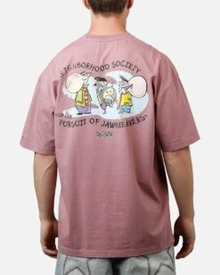 73 Studio X Cartoon Network Ed Edd N Eddy Grail Vintage T-Shirt Ash Rose