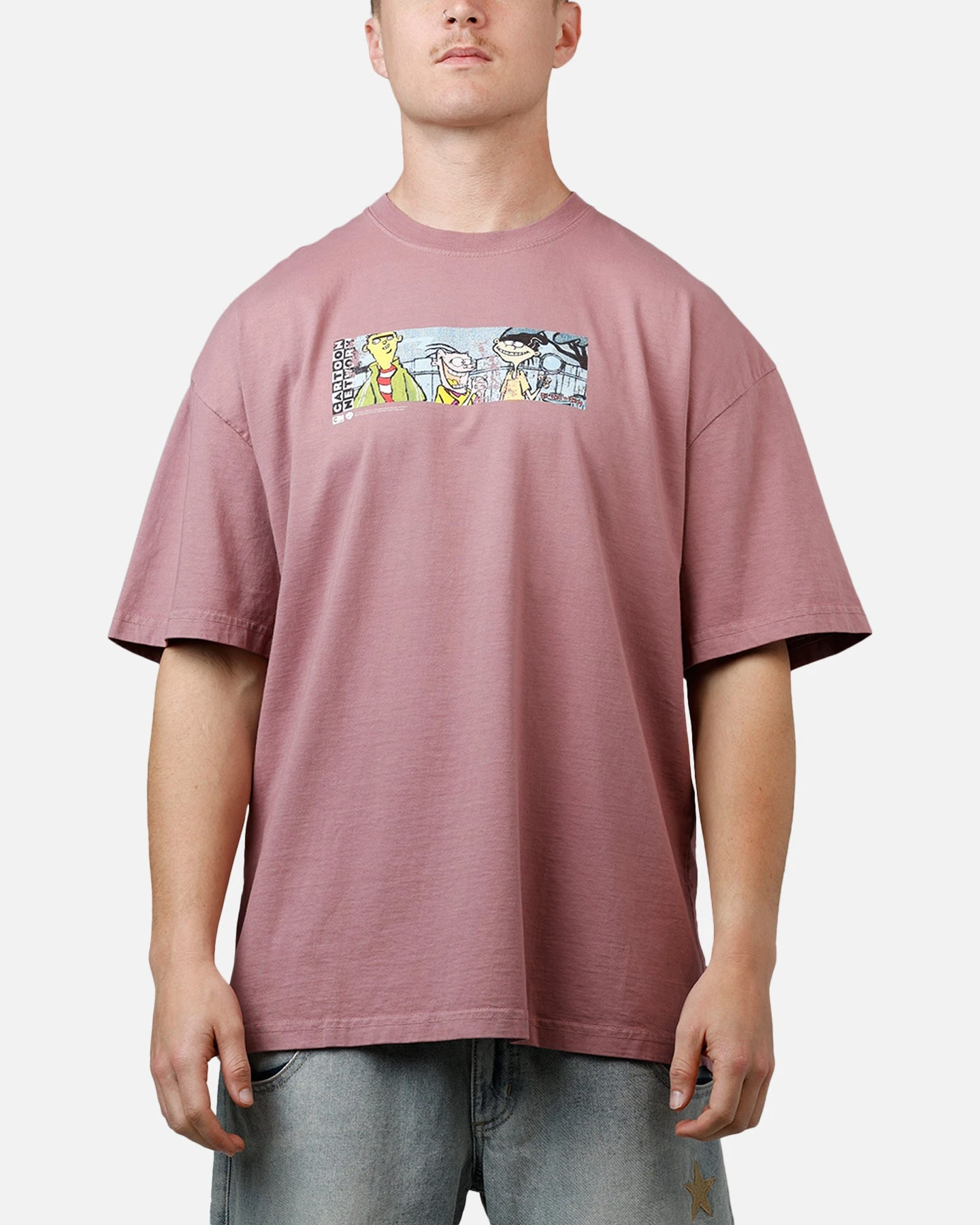 73 Studio X Cartoon Network Ed Edd N Eddy Grail Vintage T-Shirt Ash Rose 4 73 Studio X Cartoon Network Ed Edd N Eddy Grail Vintage T-Shirt Ash Rose - Image 2