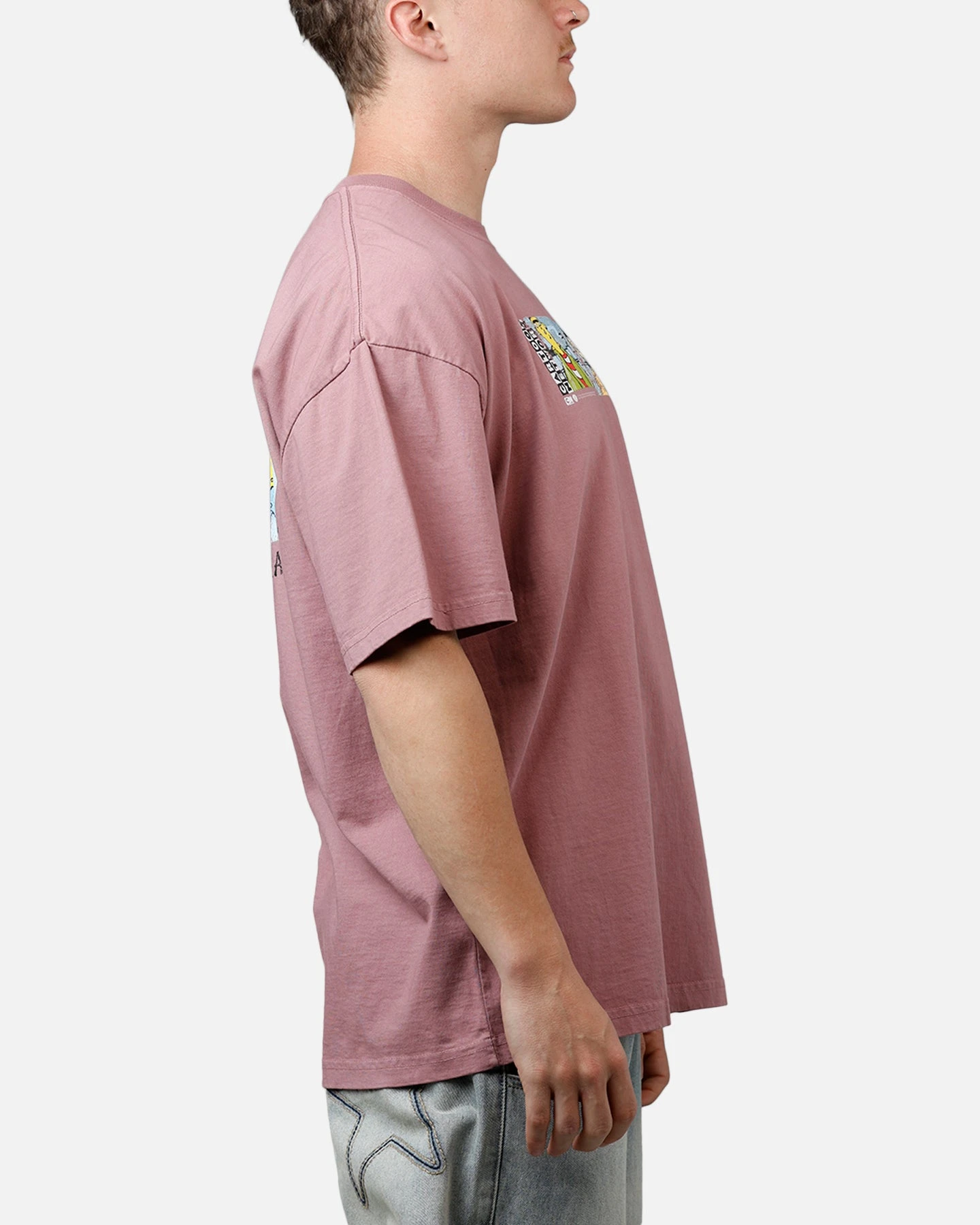 73 Studio X Cartoon Network Ed Edd N Eddy Grail Vintage T-Shirt Ash Rose 6 73 Studio X Cartoon Network Ed Edd N Eddy Grail Vintage T-Shirt Ash Rose - Image 4