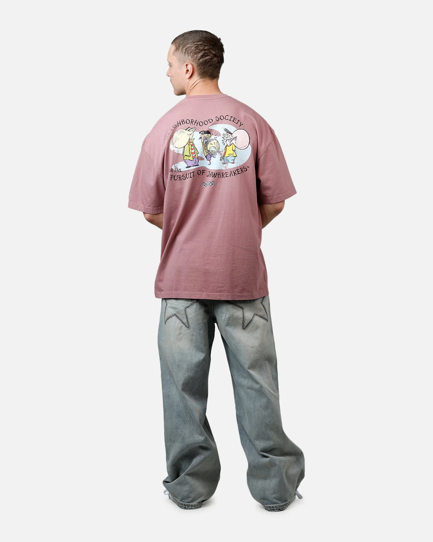 73 Studio X Cartoon Network Ed Edd N Eddy Grail Vintage T-Shirt Ash Rose 8 73 Studio X Cartoon Network Ed Edd N Eddy Grail Vintage T-Shirt Ash Rose - Image 6