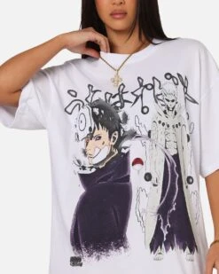 73 Studio X Naruto Shippuden Obito Vintage T-Shirt White 16 73 Studio X Naruto Shippuden Obito Vintage T-Shirt White -Culture kings 02054708 YW100 womens 0070