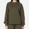 Nike Nocta Fleece Crewneck Khaki 1 Nike Nocta Fleece Crewneck Khaki -Culture kings 02054786 YK001 womens 0010