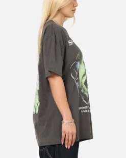 73 Studio X Shrek Rave Heavy T-Shirt Black Wash -Culture kings 02054830 YB295 womens 0050