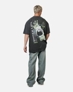 73 Studio X Shrek Rave Vintage T-Shirt Black Wash 13 73 Studio X Shrek Rave Vintage T-Shirt Black Wash -Culture kings 02054865 YB295 mens 0060