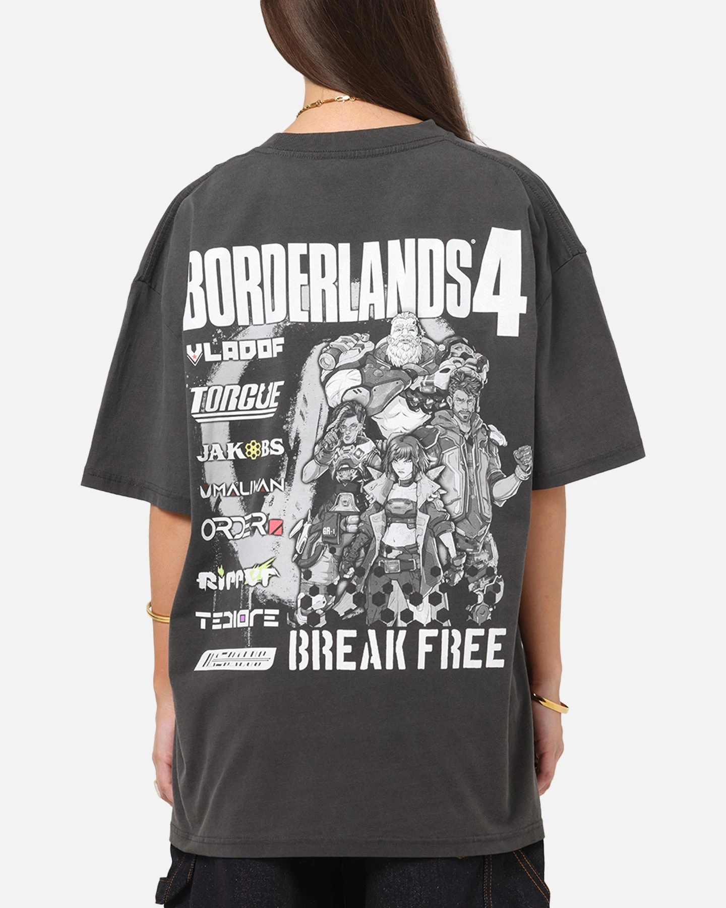 73 Studio X Borderlands 4 Break Free T-Shirt Black Wash 3 73 Studio X Borderlands 4 Break Free T-Shirt Black Wash