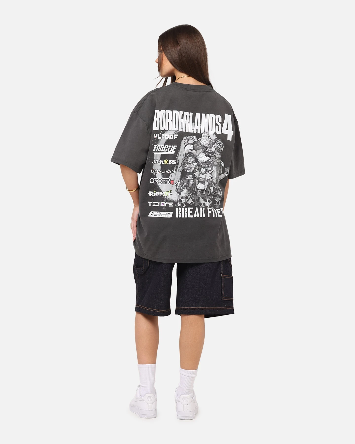 73 Studio X Borderlands 4 Break Free T-Shirt Black Wash 5 73 Studio X Borderlands 4 Break Free T-Shirt Black Wash - Image 3