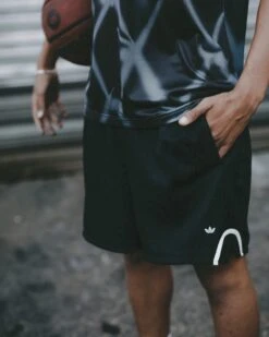 Adidas Basketball Mesh Shorts Black/Silver