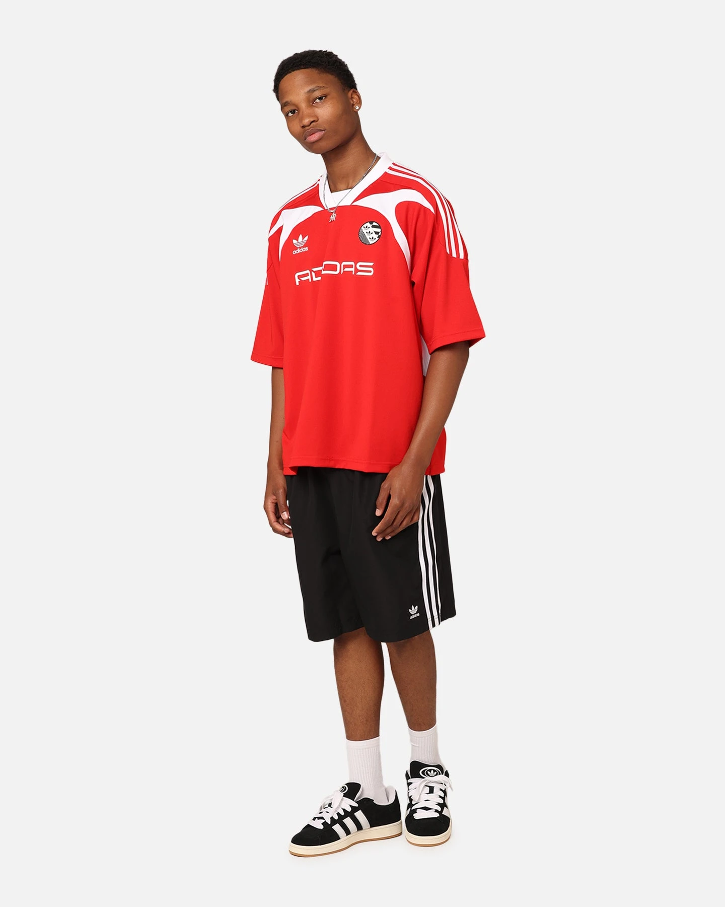 Adidas Oversized Shorts Black 4 Adidas Oversized Shorts Black - Image 2