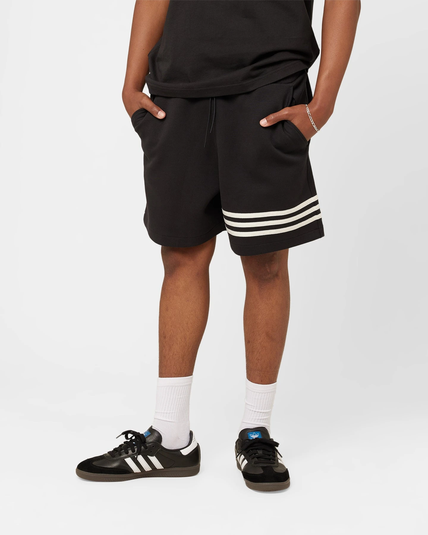 Adidas Adicolour Neuclassics Shorts Black 3 Adidas Adicolour Neuclassics Shorts Black