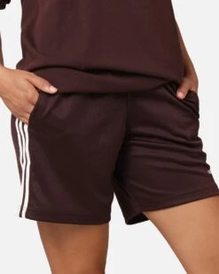 Adidas Football Shorts Brown -Culture kings 03012513 YX300 womens 00030 1c106636 d56d 45d5 8ab8 00efb6248c2f