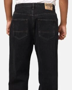 S Double Denim Standard Jeans Black Wash 17 S Double Denim Standard Jeans Black Wash -Culture kings 03013027 YB295 mens 00080