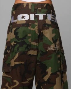 Loiter Collateral Cargo Shorts Camo 16 Loiter Collateral Cargo Shorts Camo -Culture kings 03013084 YC001 womens 00070