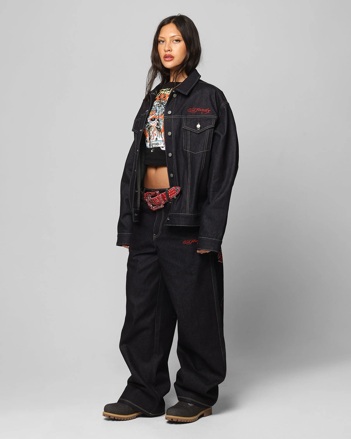 Ed Hardy Denim Jeans Raw Indigo 4 Ed Hardy Denim Jeans Raw Indigo - Image 2