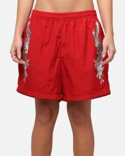 Ed Hardy Tribal Dragon Shorts Red -Culture kings 03013159 YR001 womens 00070