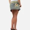 Ed Hardy Women's Flora Denim Mini Skirt Dirty Blue -Culture kings 03013208 YE178 womens 00010 64cf3221 db87 4592 abd3 8801fc2a3568