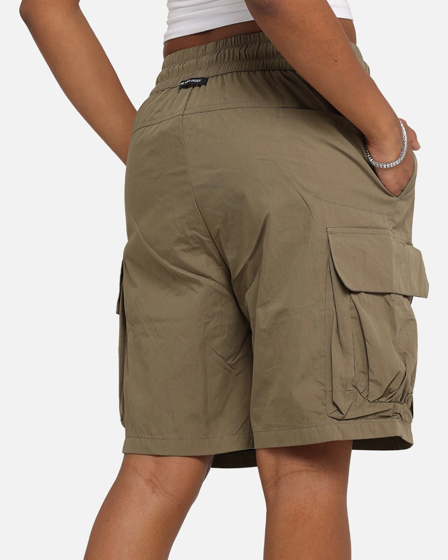 The Anti Order Anti Military Cargo Shorts Dark Taupe 6 The Anti Order Anti Military Cargo Shorts Dark Taupe - Image 4