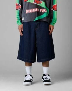 Loiter 3 Quarter Shorts Dark Indigo