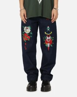 Ed Hardy Once Wounded Jeans Dark Indigo