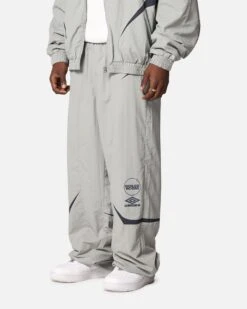 Boiler Room X Umbro Shell Track Pants Grey