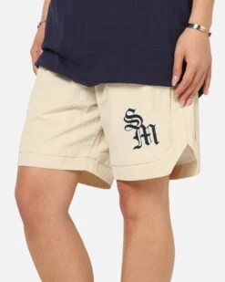 Saint Morta Gothic Monogram Nylon Shorts Dirty Blonde 13 Saint Morta Gothic Monogram Nylon Shorts Dirty Blonde -Culture kings 03013449 YE298 womens 0040