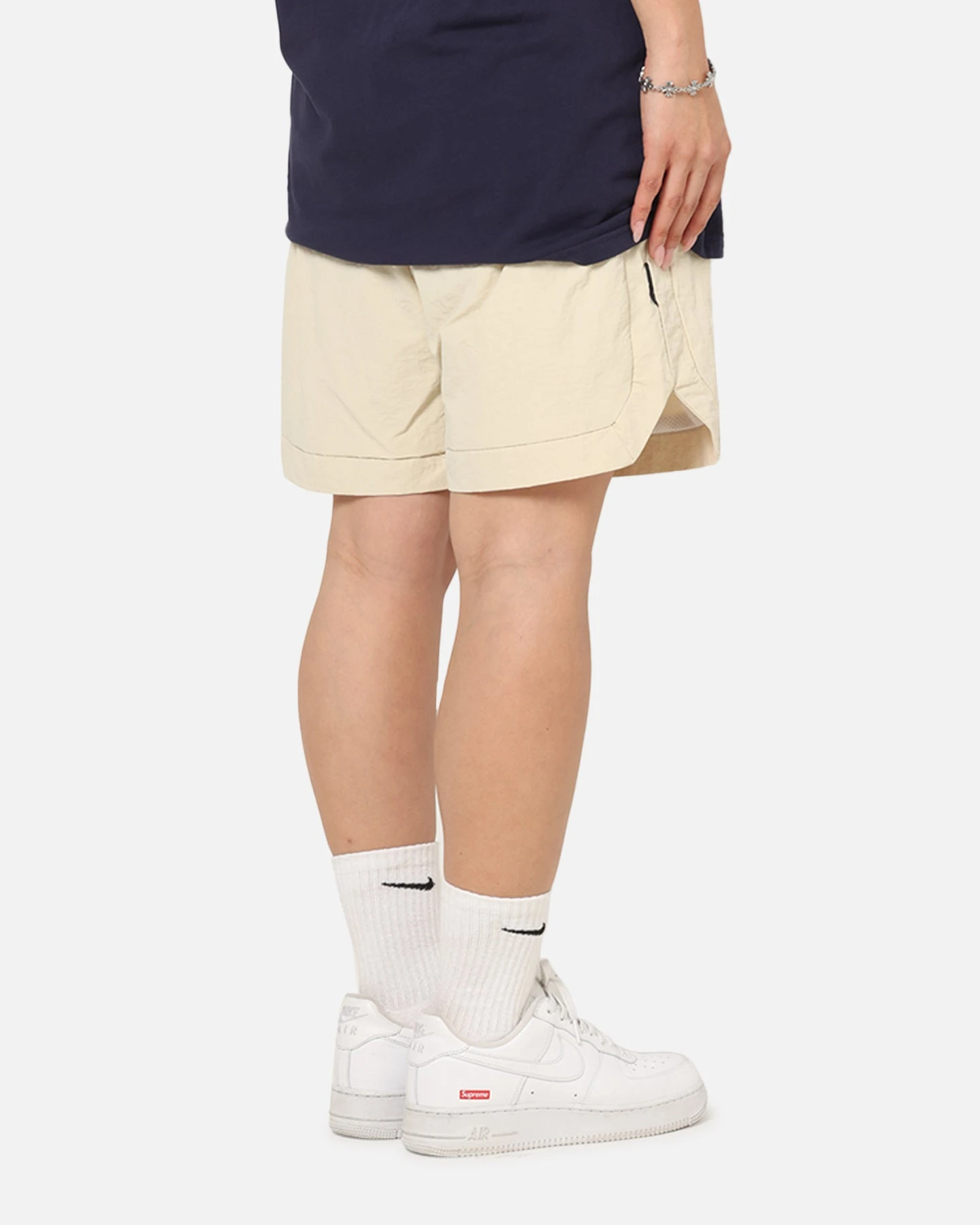 Saint Morta Gothic Monogram Nylon Shorts Dirty Blonde 7 Saint Morta Gothic Monogram Nylon Shorts Dirty Blonde - Image 5