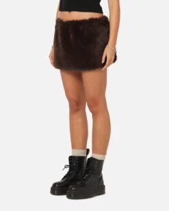 Ed Hardy Women's Bizzard Mini Skirt Brown 15 Ed Hardy Women's Bizzard Mini Skirt Brown -Culture kings 03013553 YX300 womens 0060