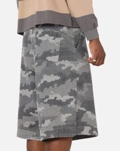 XXIII Wide Leg Denim Shorts Digi Camo 13 XXIII Wide Leg Denim Shorts Digi Camo -Culture kings 03013567 YC069 mens 0040