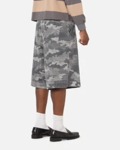 XXIII Wide Leg Denim Shorts Digi Camo 14 XXIII Wide Leg Denim Shorts Digi Camo -Culture kings 03013567 YC069 mens 0050