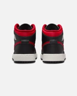 Jordan Kids' Air Jordan 1 Mid (GS) Black/Varsity Red 12 Jordan Kids' Air Jordan 1 Mid (GS) Black/Varsity Red -Culture kings 05012810 YD351 default 0030
