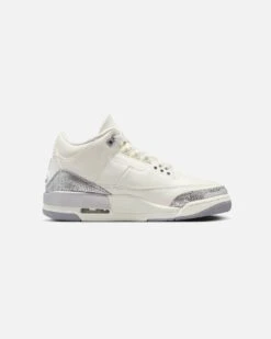 Jordan Women's Air Jordan 3 Retro "Metallic Silver" Sail/Cement Grey -Culture kings 05013213 YS036 default 0040