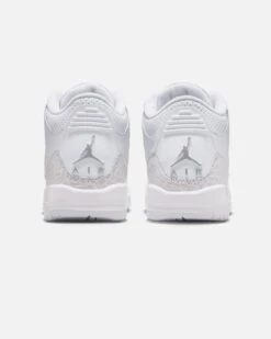 Jordan Kids' Air Jordan 3 Retro "Pure Money" (GS) White/Silver 12 Jordan Kids' Air Jordan 3 Retro "Pure Money" (GS) White/Silver -Culture kings 05013347 YW228 default 0030
