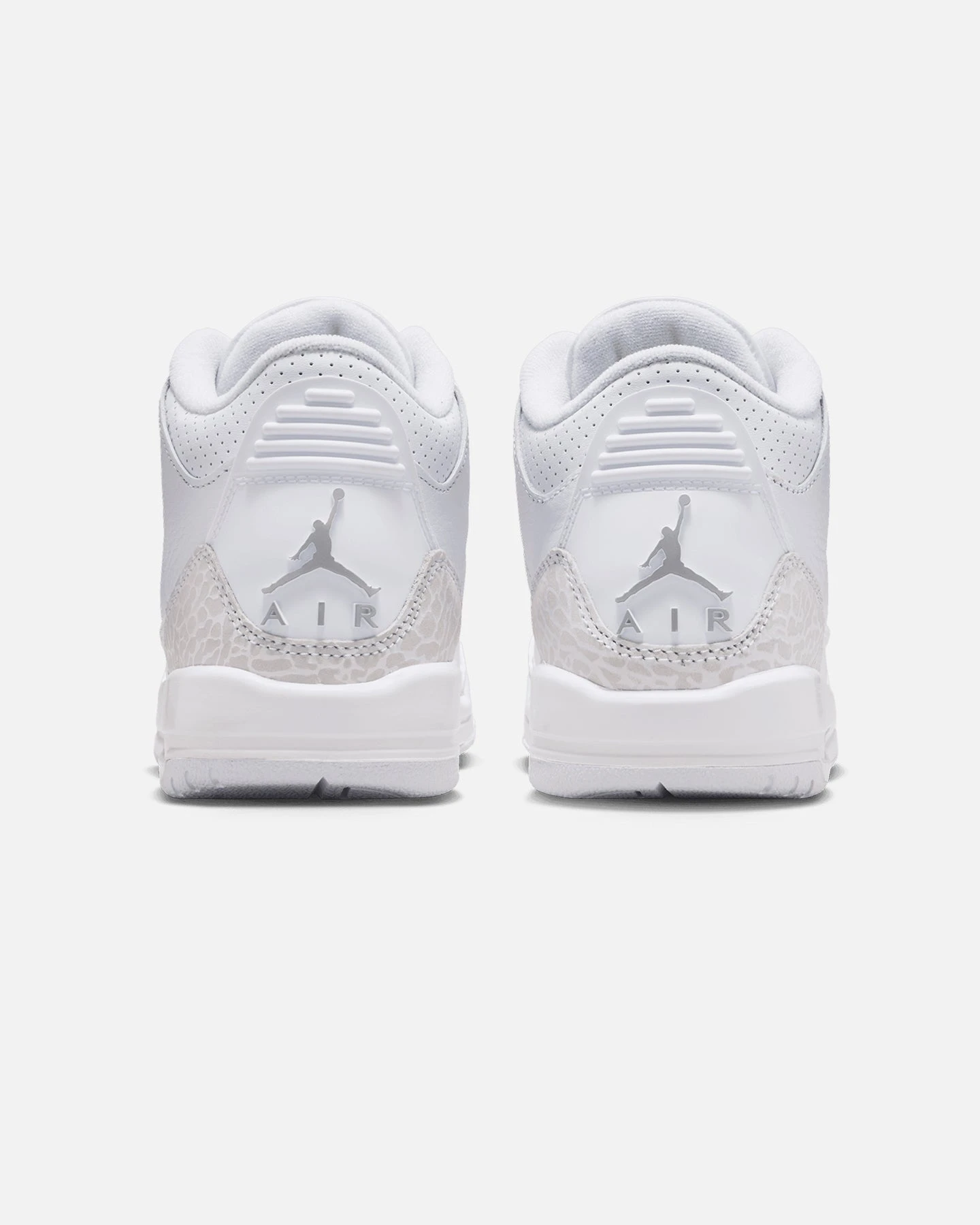 Jordan Kids' Air Jordan 3 Retro "Pure Money" (GS) White/Silver 5 Jordan Kids' Air Jordan 3 Retro "Pure Money" (GS) White/Silver - Image 3