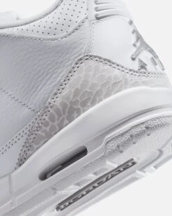 Jordan Kids' Air Jordan 3 Retro "Pure Money" (GS) White/Silver 17 Jordan Kids' Air Jordan 3 Retro "Pure Money" (GS) White/Silver -Culture kings 05013347 YW228 default 0080