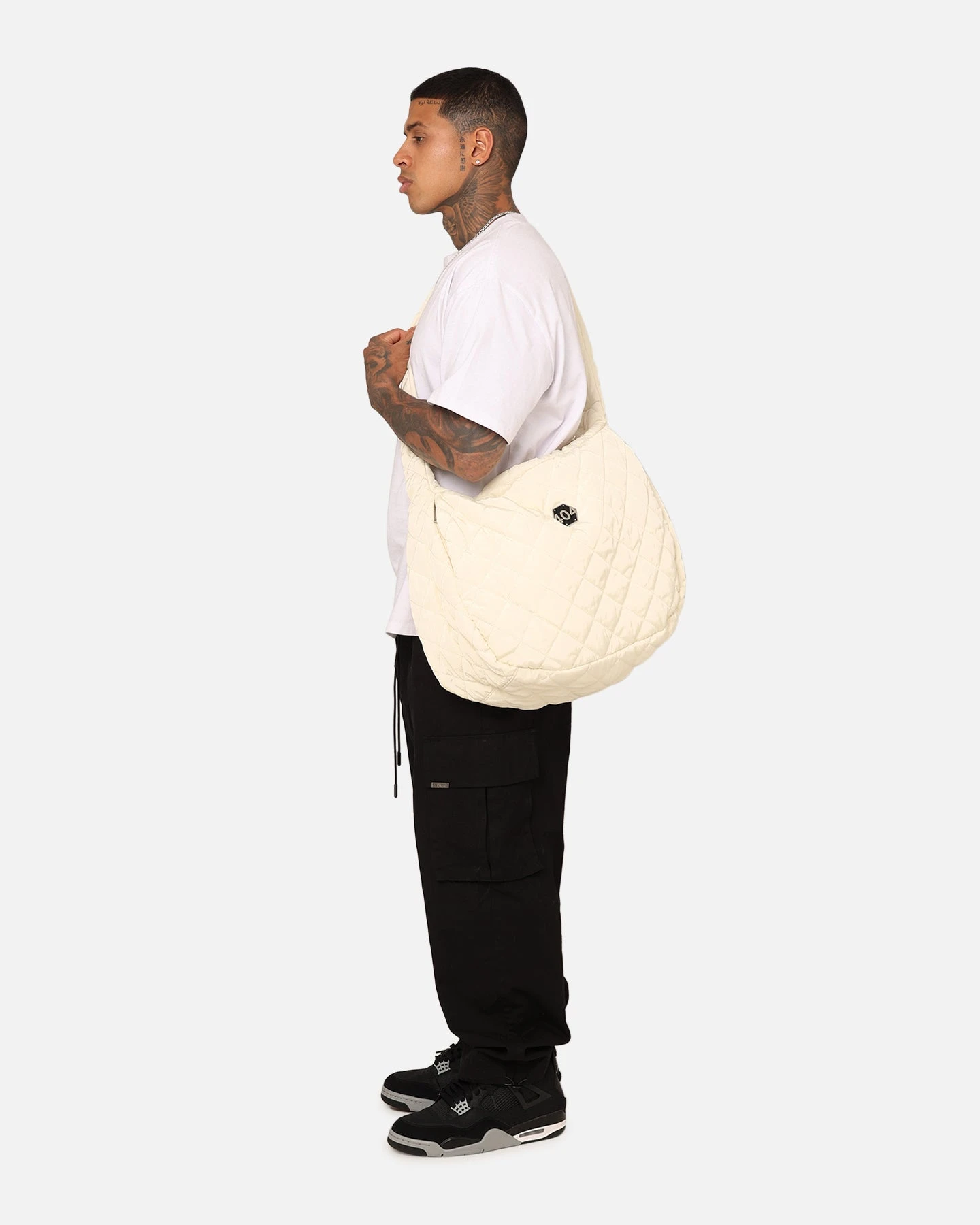 404 Quilted Side Bag Off White 3 404 Quilted Side Bag Off White