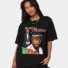 Tupac Dear Mama '90s Homage T-Shirt Washed Black -Culture kings 08001117 YW607 womens 0010