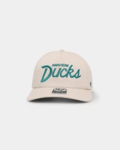 '47 BRAND 47 Brand Anaheim Ducks Nantasket Script '47 Captain DT Snapback Bone