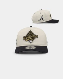 New Era Atlanta Braves '1990s World Series Through The Decades' 1995 World Series Golfer Snapback Chrome White