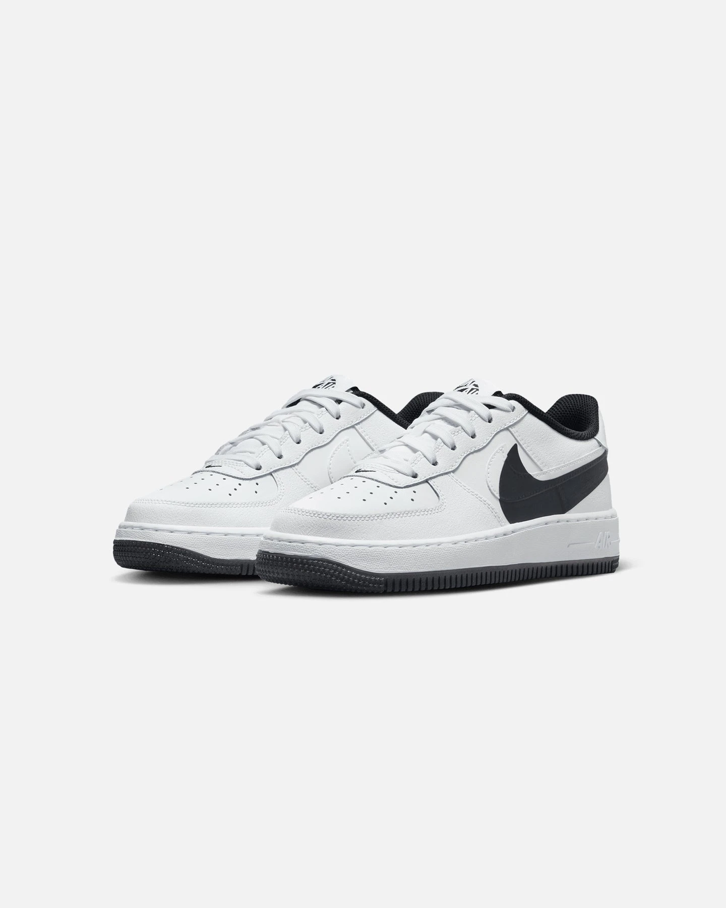 Nike Kids' Air Force 1 LV8 2 (GS) White/White-Black 4 Nike Kids' Air Force 1 LV8 2 (GS) White/White-Black - Image 2