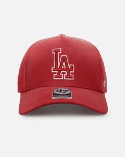'47 BRAND 47 Brand Los Angeles Dodgers 'Sunbleach' 47 Offside Snapback Cayenne